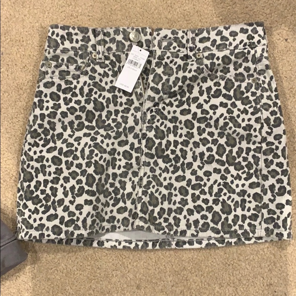 American Eagle Cheetah Skirt